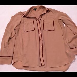 Express button down blouse size large